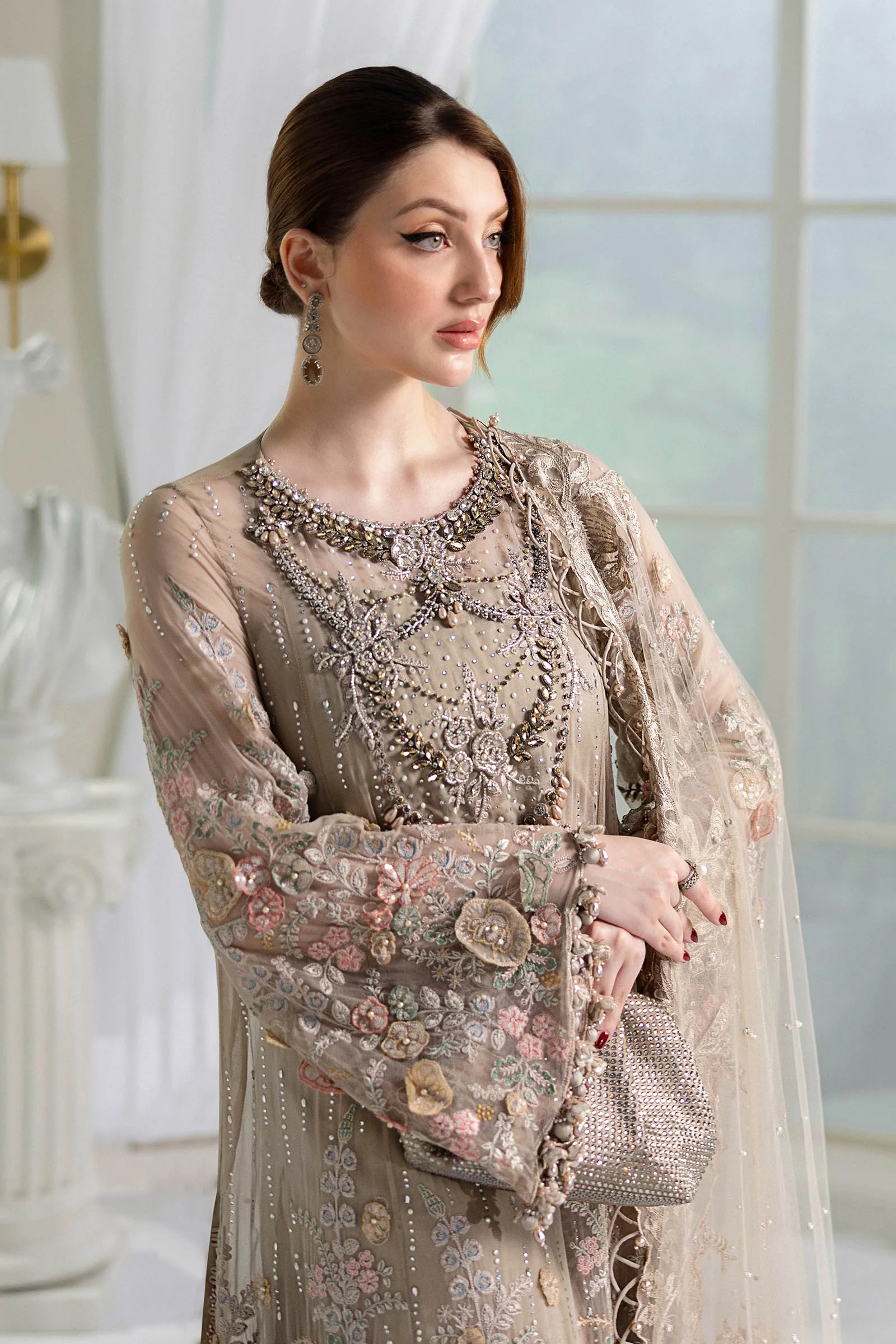 Maria B Design MPC-25-107 Chiffon Suit