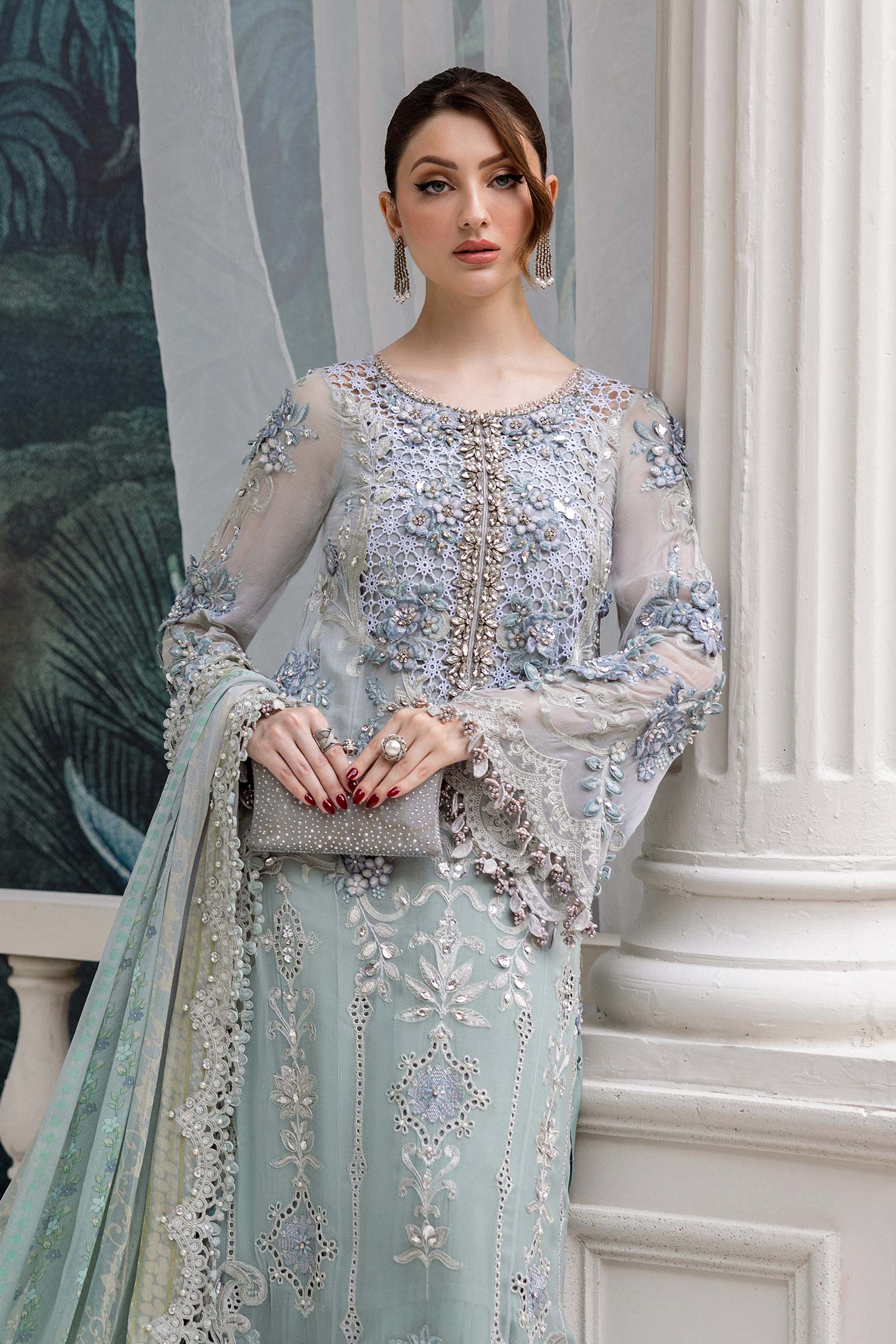 Maria B Design MPC-25-108 chiffon 3 piece suit