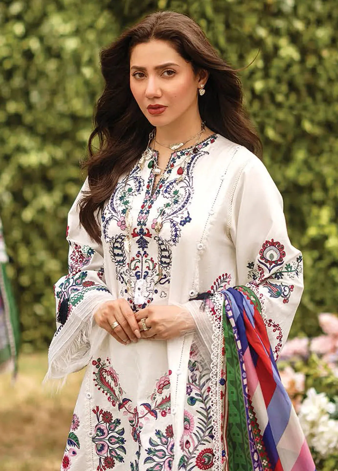 Sadaf Fawad Khan Suzani A Chiffon Suit
