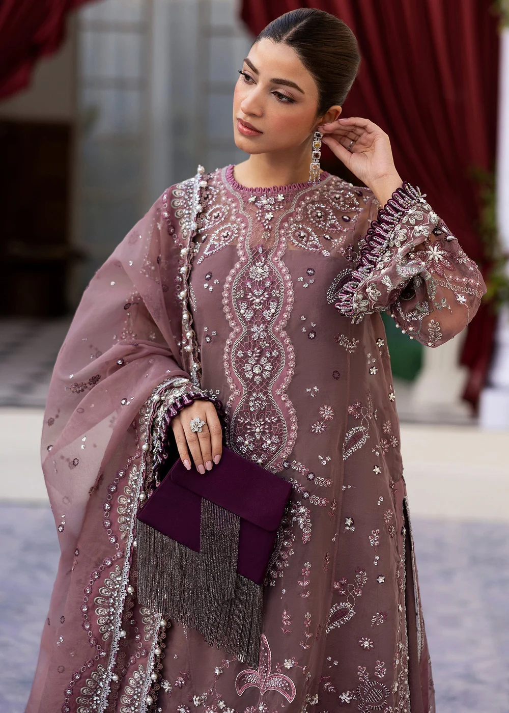 Sadaf Fawad Khan Wistful Mauve KSZ4212